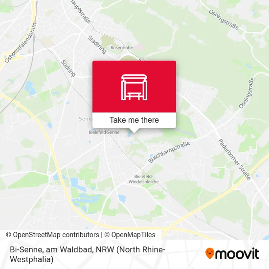 Bi-Senne, am Waldbad map