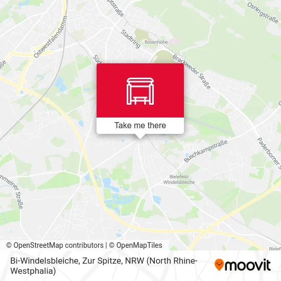 Bi-Windelsbleiche, Zur Spitze map