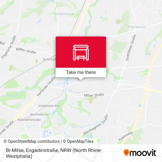 Bi-Milse, Engadinstraße map