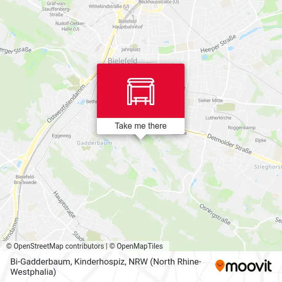 Bi-Gadderbaum, Kinderhospiz map