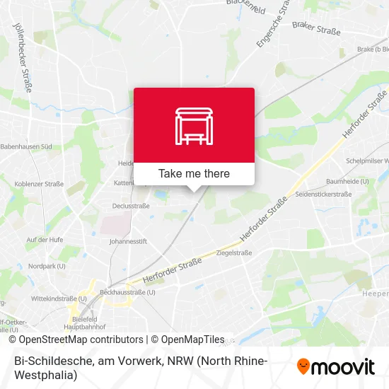 Bi-Schildesche, am Vorwerk map