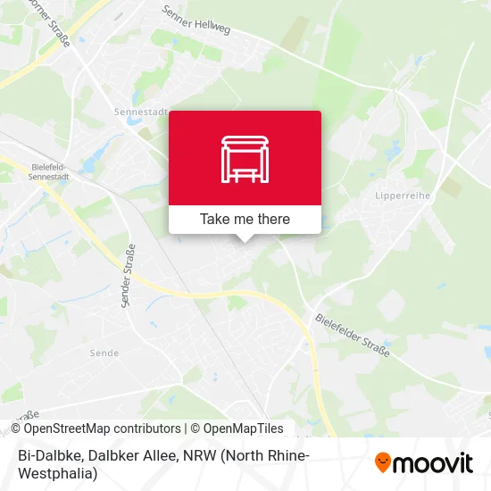 Bi-Dalbke, Dalbker Allee map