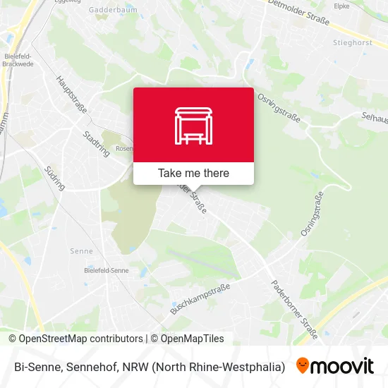 Bi-Senne, Sennehof map