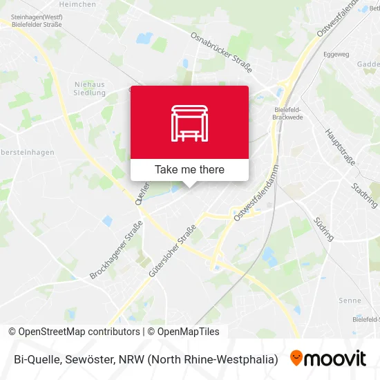 Bi-Quelle, Sewöster map