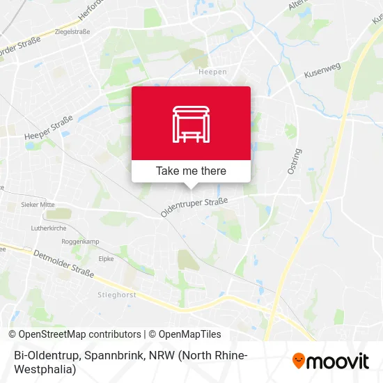 Bi-Oldentrup, Spannbrink map
