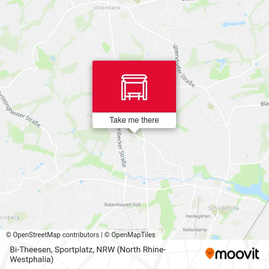 Bi-Theesen, Sportplatz map