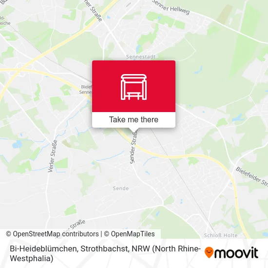 Bi-Heideblümchen, Strothbachst map