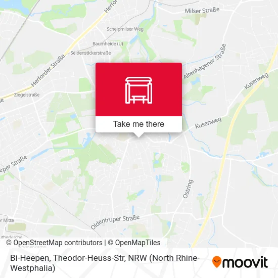 Bi-Heepen, Theodor-Heuss-Str map