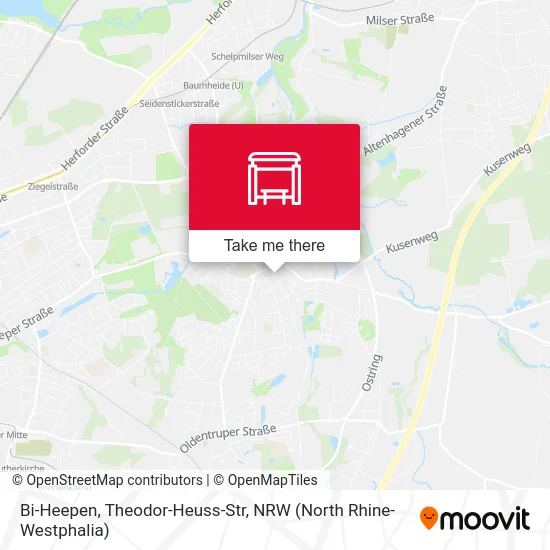 Bi-Heepen, Theodor-Heuss-Str map