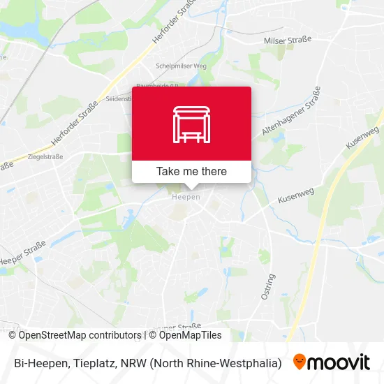 Bi-Heepen, Tieplatz map