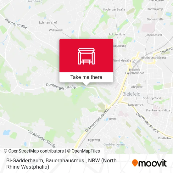 Bi-Gadderbaum, Bauernhausmus. map