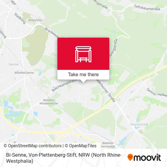 Bi-Senne, Von-Plettenberg-Stift map