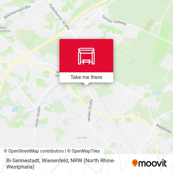 Bi-Sennestadt, Wiesenfeld map