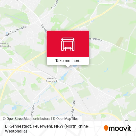 Bi-Sennestadt, Feuerwehr map