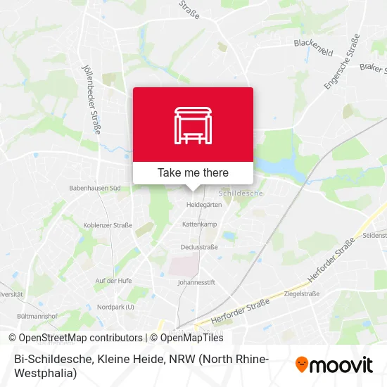 Bi-Schildesche, Kleine Heide map