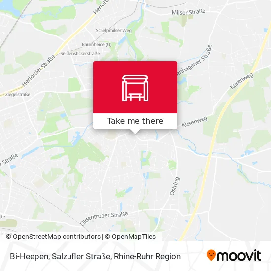 Карта Bi-Heepen, Salzufler Straße
