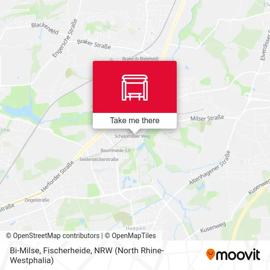 Bi-Milse, Fischerheide map