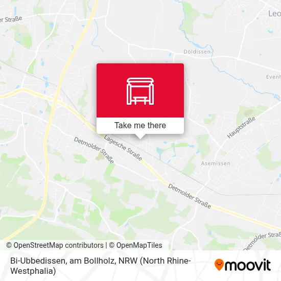 Bi-Ubbedissen, am Bollholz map