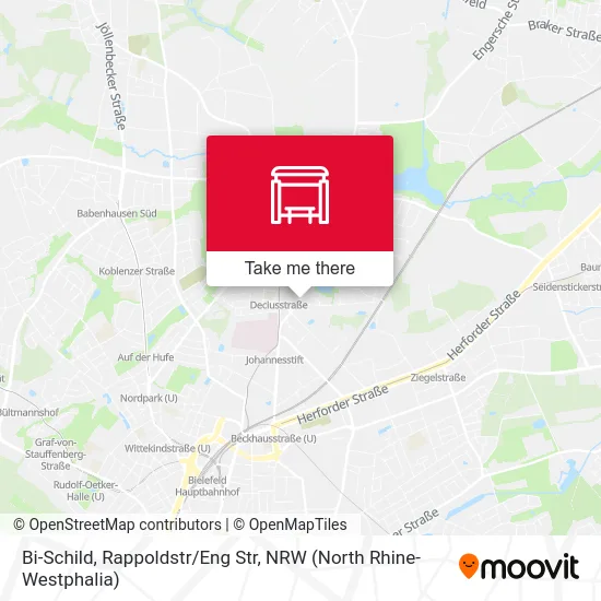 Bi-Schild, Rappoldstr/Eng Str map