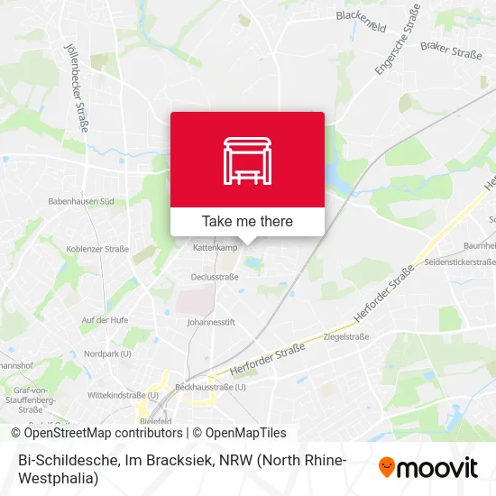 Bi-Schildesche, Im Bracksiek map