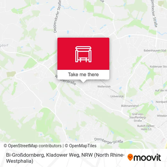 Bi-Großdornberg, Kladower Weg map