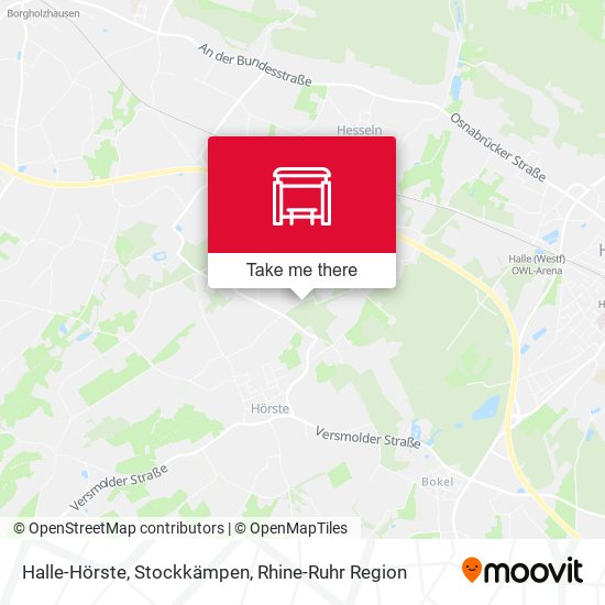 Halle-Hörste, Stockkämpen map