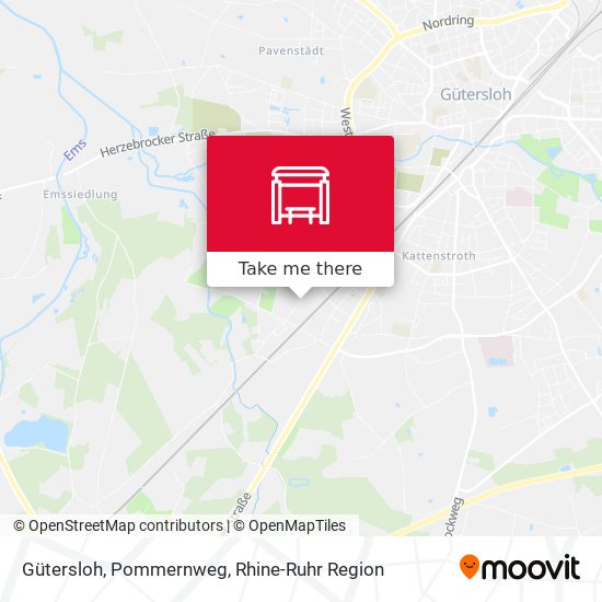 Gütersloh, Pommernweg map