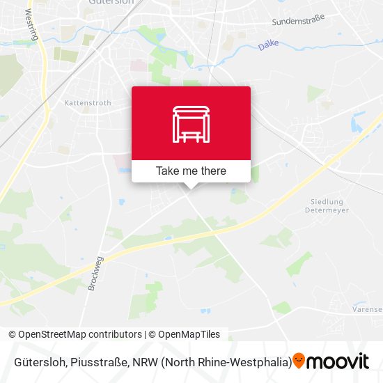 Gütersloh, Piusstraße map