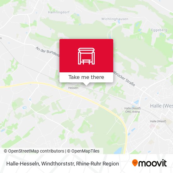 Halle-Hesseln, Windthorststr map