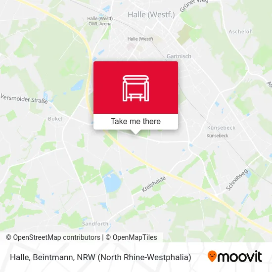 Halle, Beintmann map