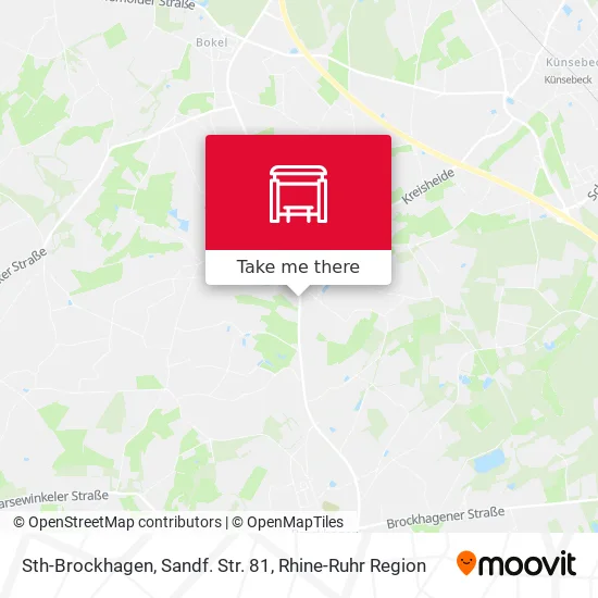 Карта Sth-Brockhagen, Sandf. Str. 81