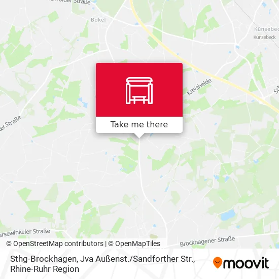 Карта Sthg-Brockhagen, Jva Außenst. / Sandforther Str.