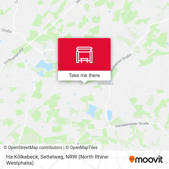 Ha-Kölkebeck, Settelweg map