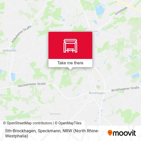 Sth-Brockhagen, Speckmann map