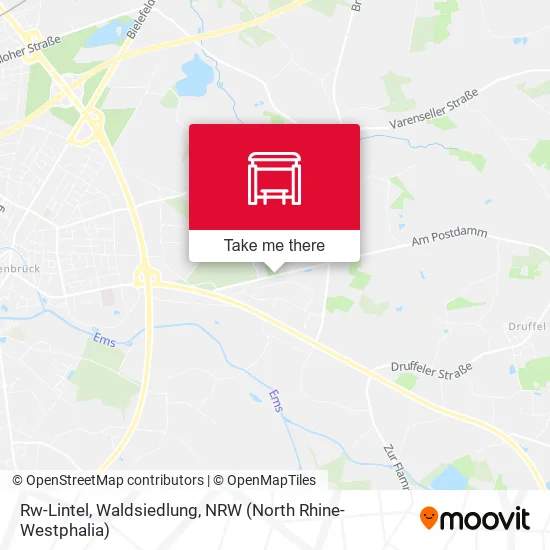 Карта Rw-Lintel, Waldsiedlung