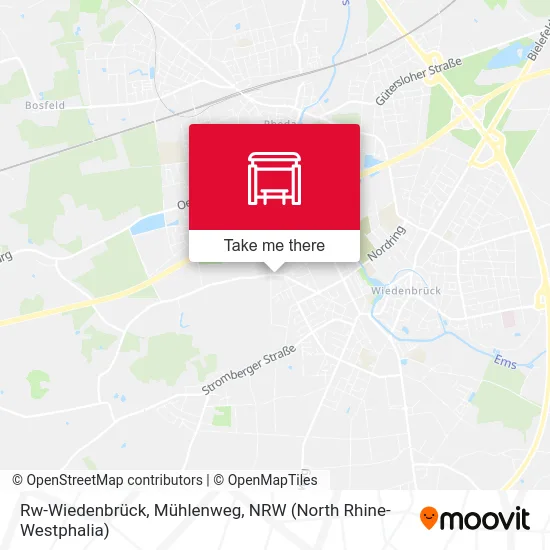 Rw-Wiedenbrück, Mühlenweg map