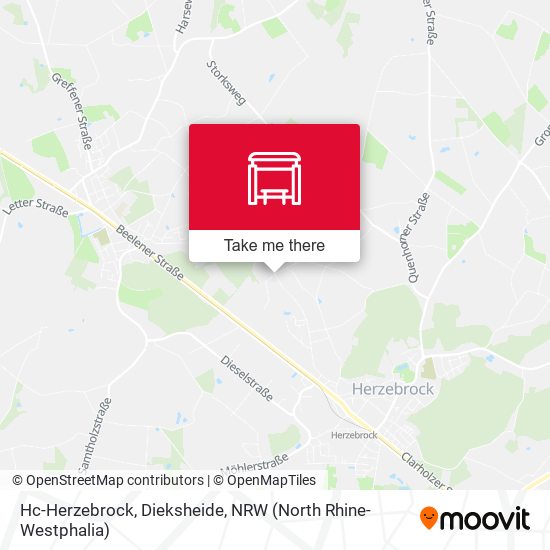Hc-Herzebrock, Dieksheide map