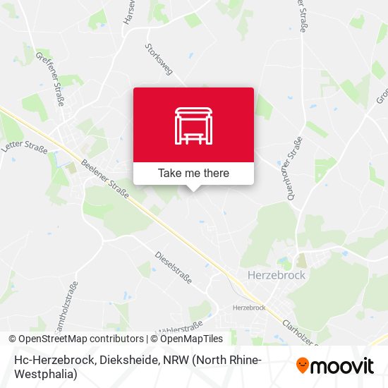 Hc-Herzebrock, Dieksheide map