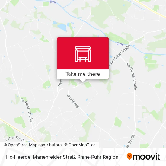 Карта Hc-Heerde, Marienfelder Straß
