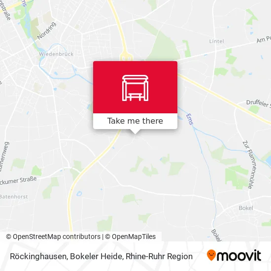 Карта Röckinghausen, Bokeler Heide