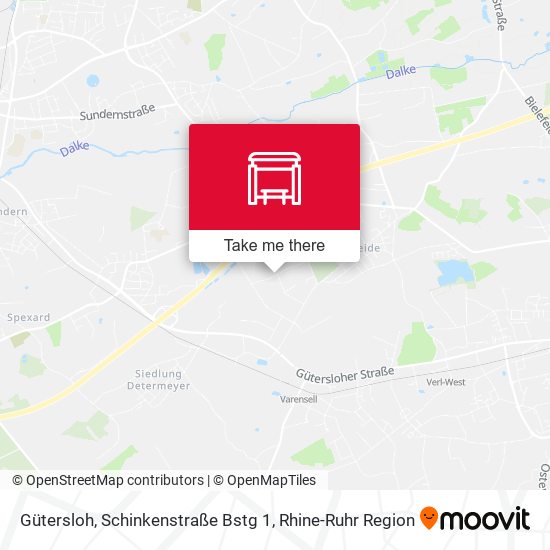 Gütersloh, Schinkenstraße Bstg 1 map