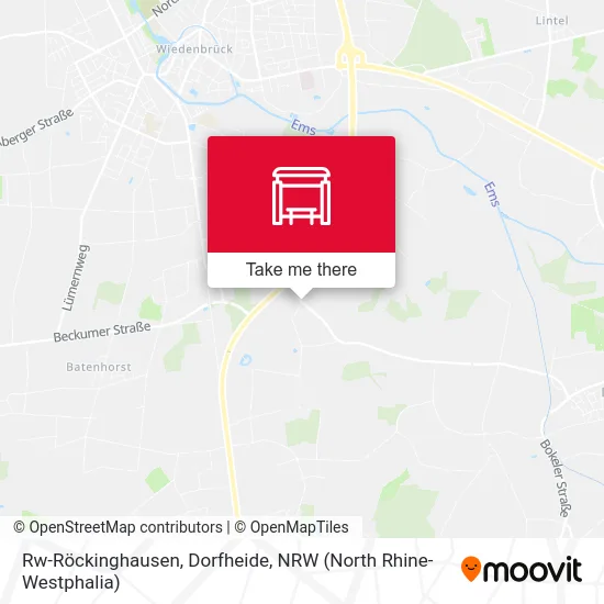 Rw-Röckinghausen, Dorfheide map