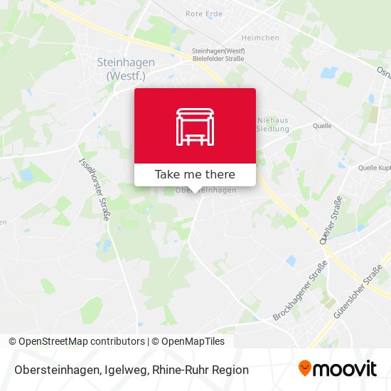 Obersteinhagen, Igelweg map
