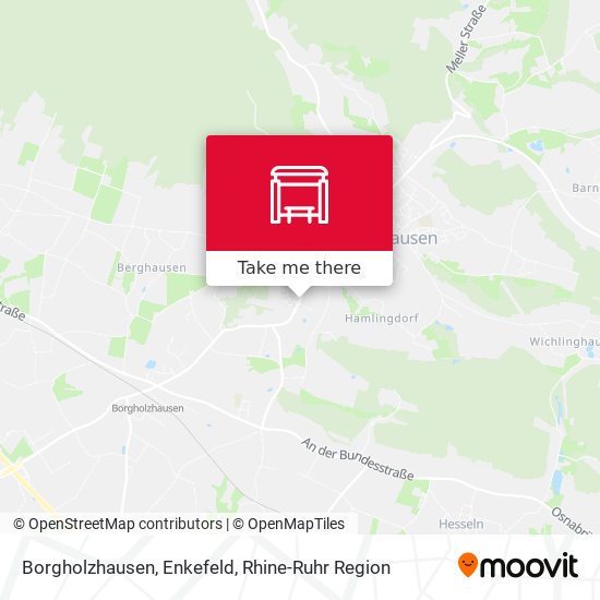 Borgholzhausen, Enkefeld map