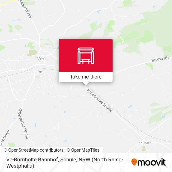 Карта Ve-Bornholte Bahnhof, Schule