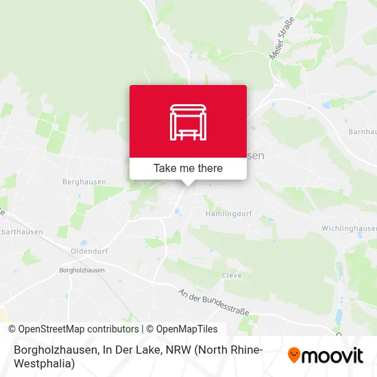 Borgholzhausen, In Der Lake map