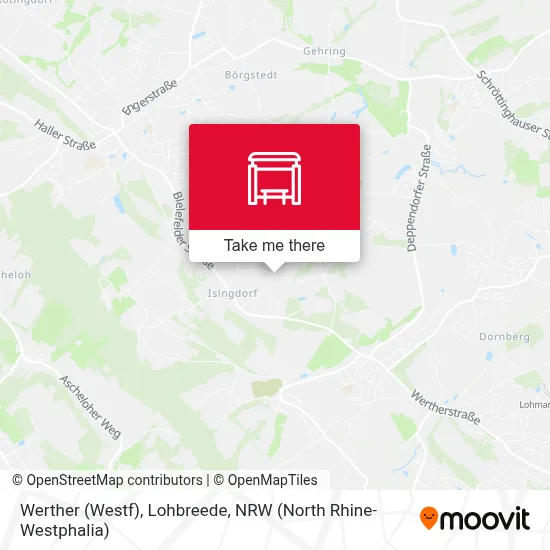 Werther (Westf), Lohbreede map