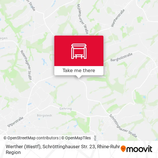 Карта Werther (Westf), Schröttinghauser Str. 23