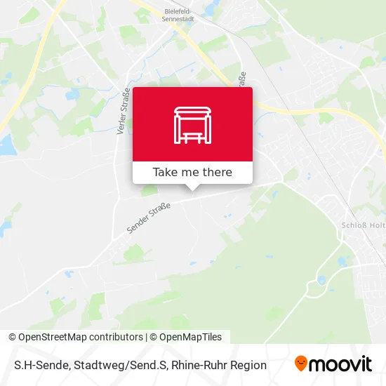 Карта S.H-Sende, Stadtweg/Send.S