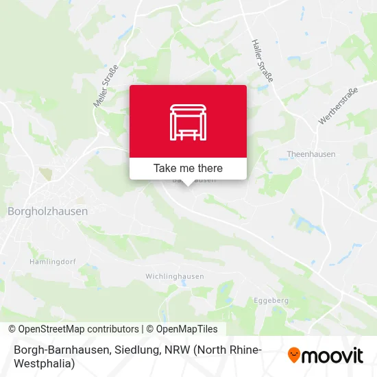 Borgh-Barnhausen, Siedlung map